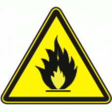 Знак "Пожароопасно. Легковоспламеняющиеся вещества."